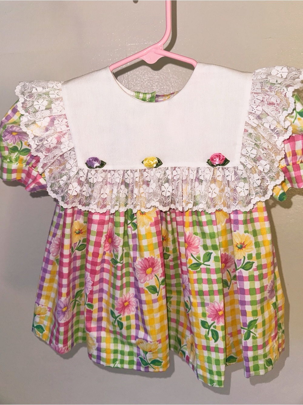 Vintage Jolene 2T Floral Lace Dress/Tunic